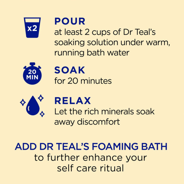 ⁦Epsom Salt Magnesium Soak Prebiotic Lemon Balm⁩ - الصورة ⁦3⁩